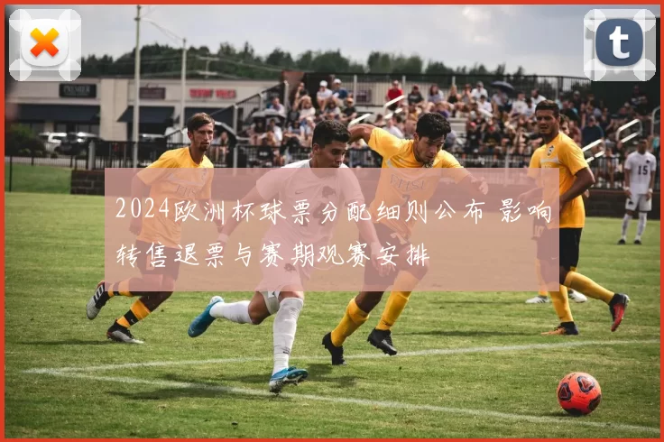 2024欧洲杯球票分配细则公布 影响转售退票与赛期观赛安排