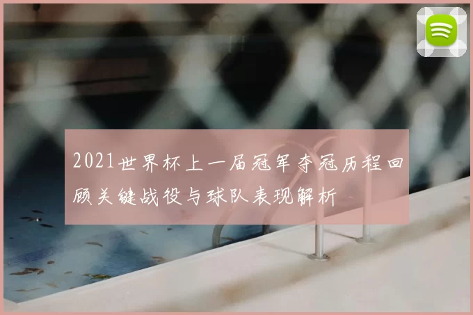 2021世界杯上一届冠军夺冠历程回顾关键战役与球队表现解析